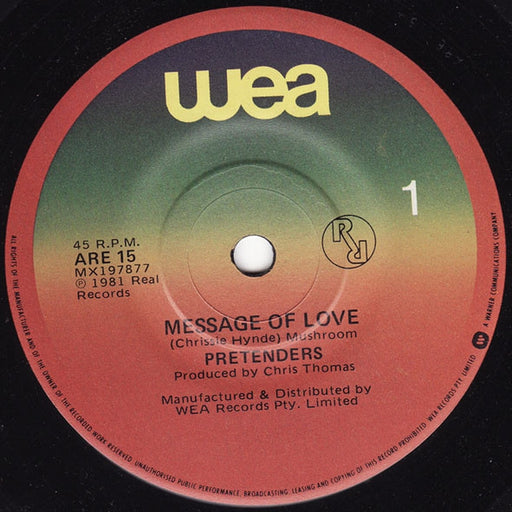 The Pretenders – Message Of Love (LP, Vinyl Record Album)