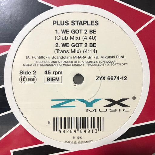 Plus Staples – We Got 2 Be (LP, Vinyl Record Album)