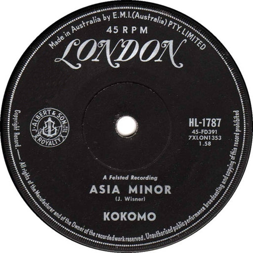 Kokomo – Asia Minor (LP, Vinyl Record Album)