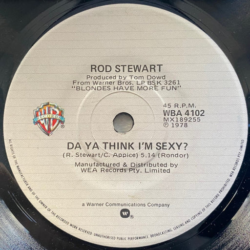 Rod Stewart – Da Ya Think I'm Sexy? (LP, Vinyl Record Album)