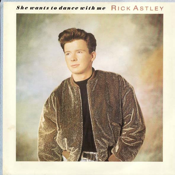 Rick Astley – She Wants To Dance With Me (LP, Vinyl Record Album)