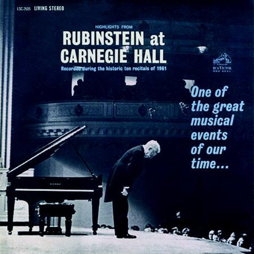 Arthur Rubinstein – Highlights From Rubinstein At Carnegie Hall (LP, Vinyl Record Album)