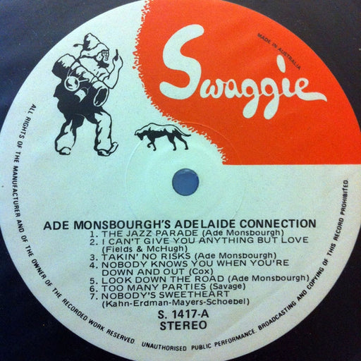 Ade Monsbourgh's Adelaide Connection – All Steamed Up (LP, Vinyl Record Album)