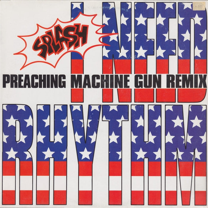 Splash – I Need Rhythm (Preaching Machine Gun Remix) (LP, Vinyl Record Album)
