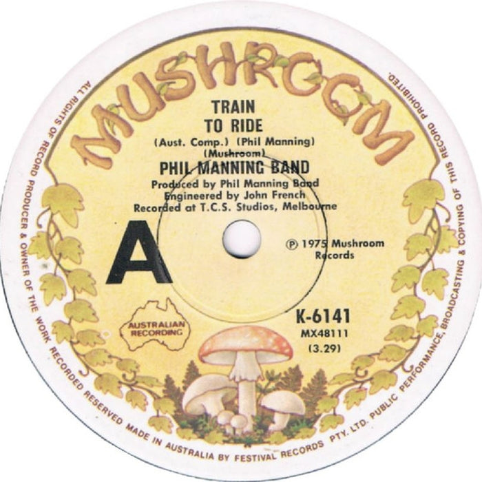Phil Manning Band – Train To Ride (LP, Vinyl Record Album)