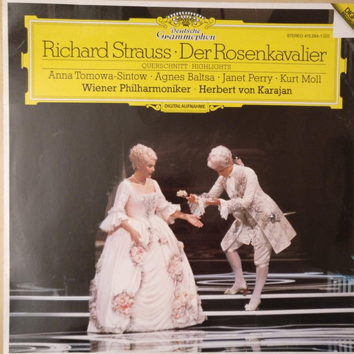 Richard Strauss, Anna Tomowa-Sintow, Agnes Baltsa, Janet Perry, Kurt Moll, Wiener Philharmoniker, Herbert von Karajan – Der Rosenkavalier (Querschnitt) (LP, Vinyl Record Album)