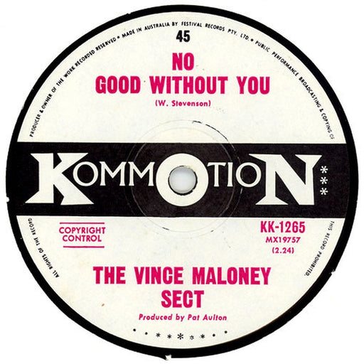 The Vince Maloney Sect – No Good Without You (LP, Vinyl Record Album)