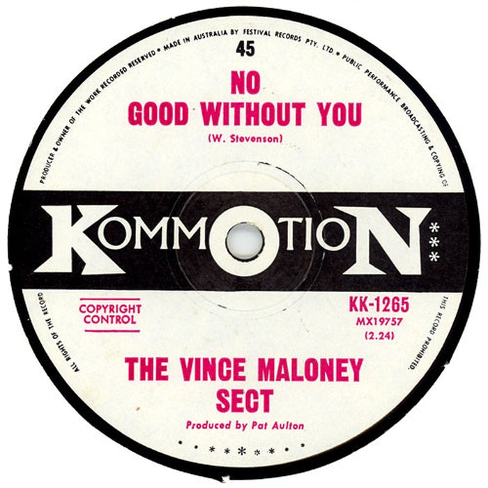 The Vince Maloney Sect – No Good Without You (LP, Vinyl Record Album)