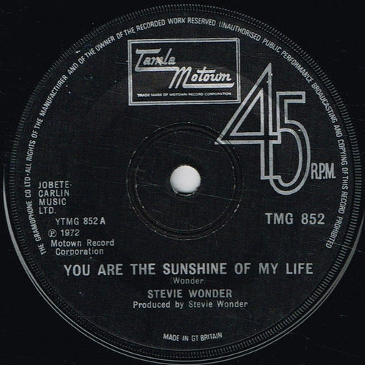 Stevie Wonder – You Are The Sunshine Of My Life (LP, Vinyl Record Album)