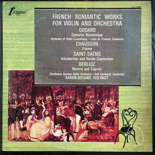 Benjamin Godard, Ernest Chausson, Camille Saint-Saëns, Hector Berlioz, Aaron Rosand – French Romantic Works For Violin And Orchestra (LP, Vinyl Record Album)