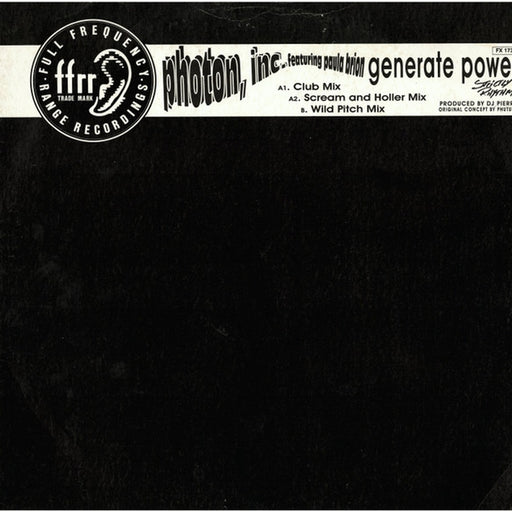 Photon Inc., Paula Brion – Generate Power (LP, Vinyl Record Album)