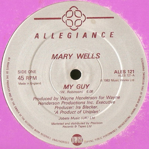Mary Wells – My Guy (LP, Vinyl Record Album)