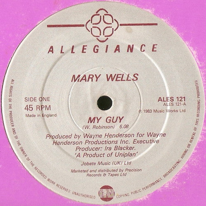 Mary Wells – My Guy (LP, Vinyl Record Album)