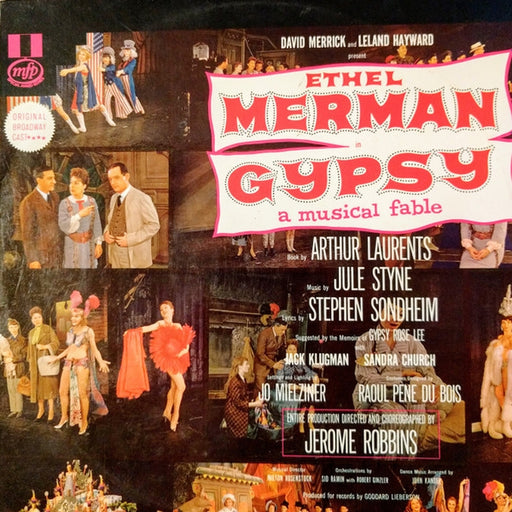 Ethel Merman, Jule Styne, Stephen Sondheim – Gypsy - A Musical Fable (LP, Vinyl Record Album)