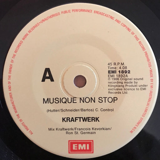 Kraftwerk – Musique Non Stop (LP, Vinyl Record Album)