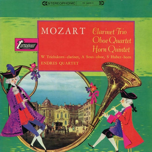 Wolfgang Amadeus Mozart, Endres-Quartett – Clarinet Trio / Oboe Quartet / Horn Quintet (LP, Vinyl Record Album)