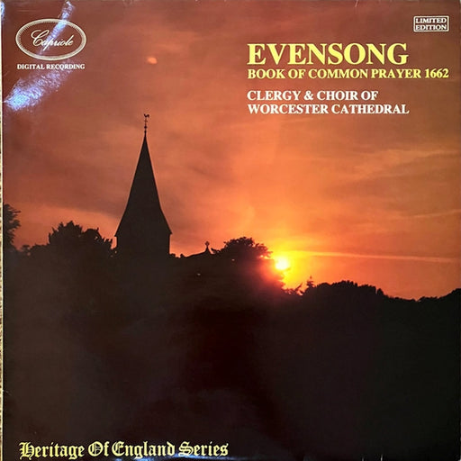 Clergy Of Worcester Cathedral, Choir Of Worcester Cathedral – Evensong - Book Of Common Prayer 1662 (LP, Vinyl Record Album)
