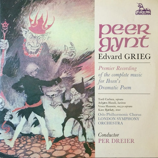 Edvard Grieg, The London Symphony Orchestra, Per Dreier – Peer Gynt (LP, Vinyl Record Album)