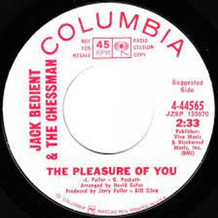 Jack Bedient & The Chessmen – The Pleasure Of You (VG/Generic)