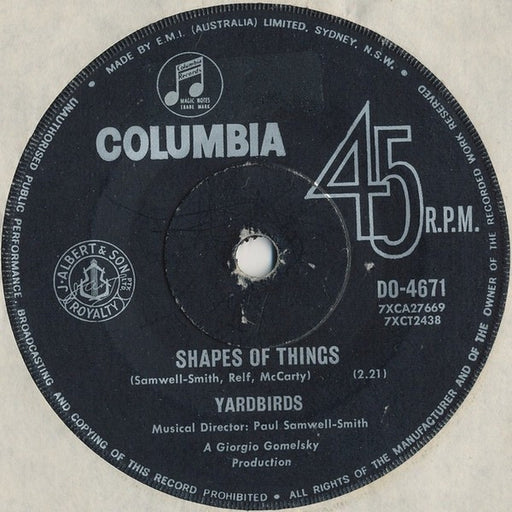 The Yardbirds – Shapes Of Things / You're A Better Man Than I (LP, Vinyl Record Album)