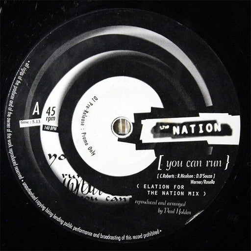 The Nation – You Can Run (LP, Vinyl Record Album)