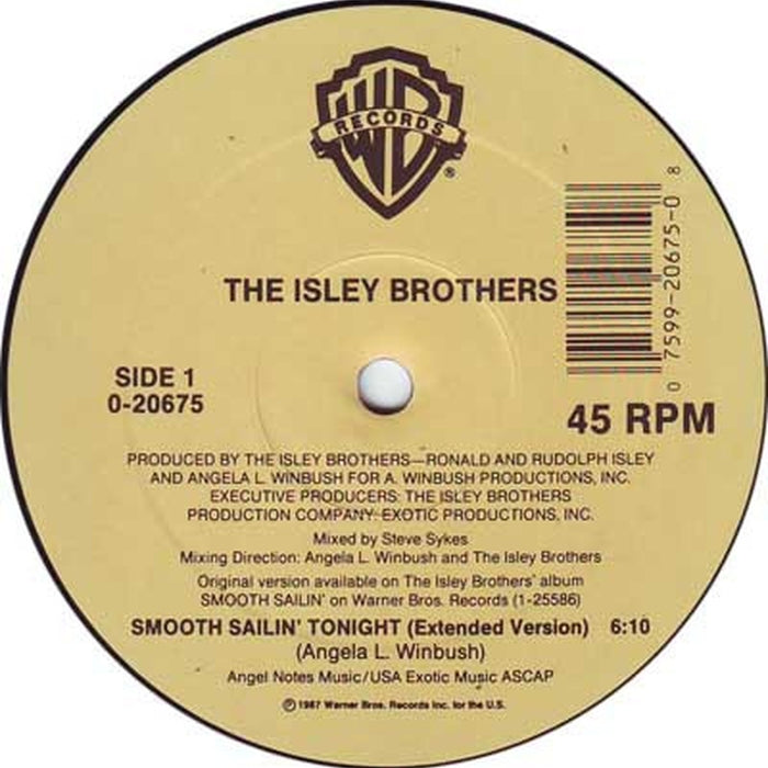 The Isley Brothers – Smooth Sailin' Tonight (LP, Vinyl Record Album)