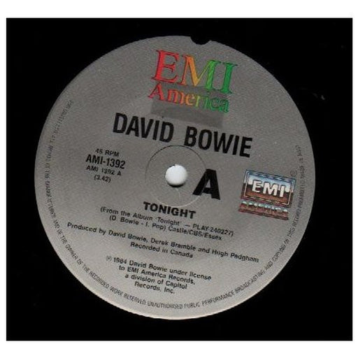 David Bowie – Tonight (LP, Vinyl Record Album)