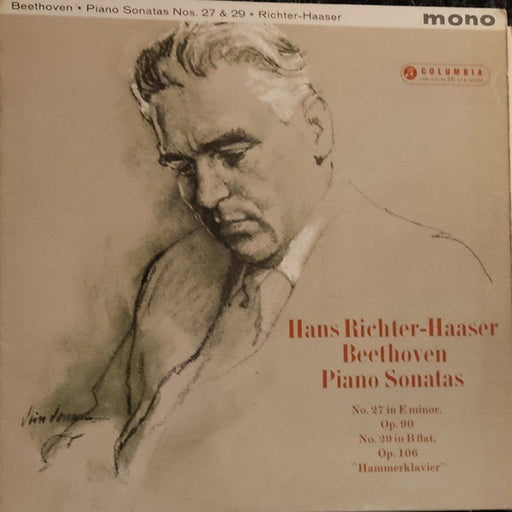 Hans Richter-Haaser, Ludwig van Beethoven – Piano Sonatas: No. 27 In E Minor, Op. 90; No. 29 In B Flat, Op.106 "Hammerklavier" (LP, Vinyl Record Album)