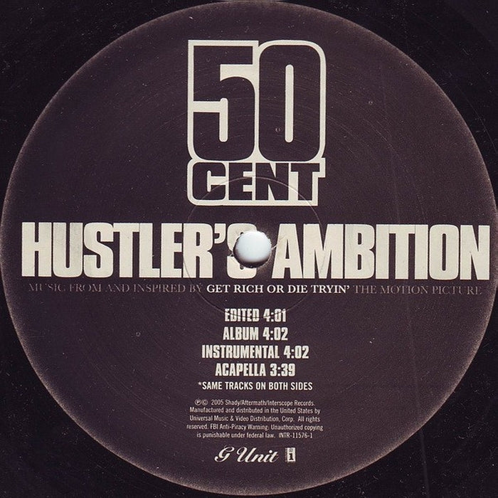 50 Cent – Hustler's Ambition (LP, Vinyl Record Album)