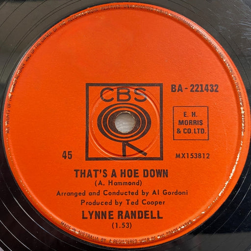 Lynne Randell – That's A Hoe Down (LP, Vinyl Record Album)