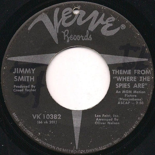 Jimmy Smith – Theme From "Where The Spies Are" (LP, Vinyl Record Album)