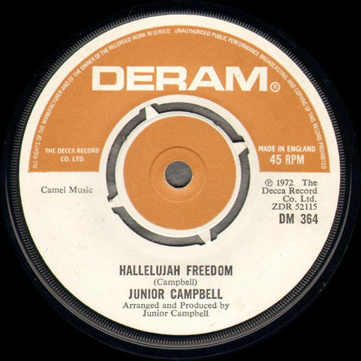 Junior Campbell – Hallelujah Freedom (LP, Vinyl Record Album)