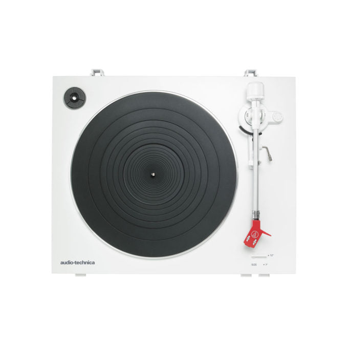 Audio Technica AT LP3 Fully Automatic Belt Drive Stereo Record Player w/AT91R Cart WHITE