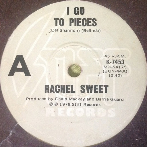 Rachel Sweet – I Go To Pieces (LP, Vinyl Record Album)