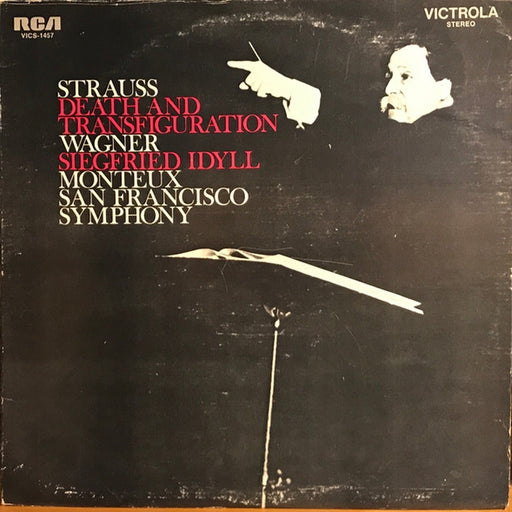 Pierre Monteux, Richard Strauss, Richard Wagner, The San Francisco Symphony Orchestra – Death and Transfiguration / Siegfried Idyll (LP, Vinyl Record Album)