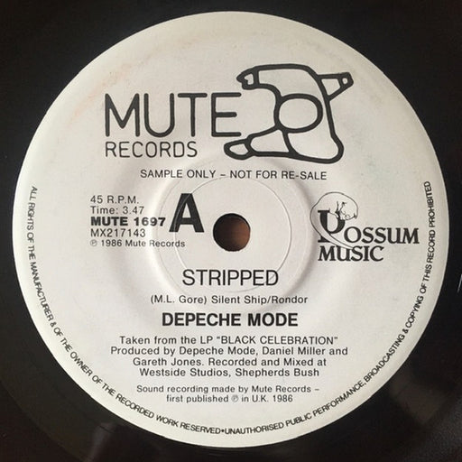 Depeche Mode – Stripped (LP, Vinyl Record Album)