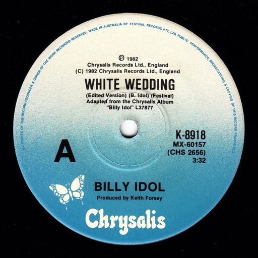 Billy Idol – White Wedding (LP, Vinyl Record Album)