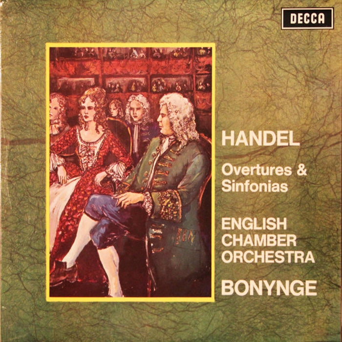 Georg Friedrich Händel, English Chamber Orchestra, Richard Bonynge – Overtures & Sinfonias (VG+/VG+)