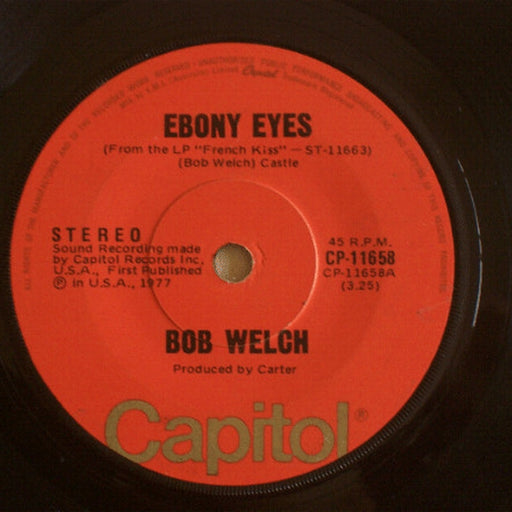Bob Welch – Ebony Eyes (LP, Vinyl Record Album)