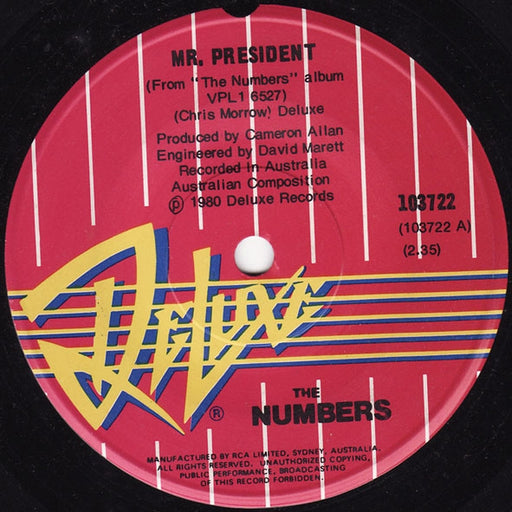 The Numbers – Mr. President (LP, Vinyl Record Album)