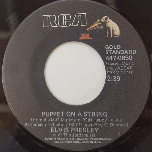 Elvis Presley – Puppet On A String / Wooden Heart (LP, Vinyl Record Album)