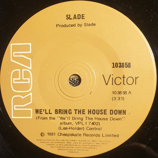 Slade – We'll Bring The House Down (LP, Vinyl Record Album)