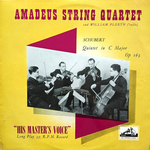 Amadeus-Quartett, William Pleeth, Franz Schubert – Quintet In C Major Op. 163 (LP, Vinyl Record Album)