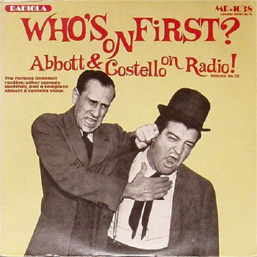 Abbott & Costello – Who's On First? (LP, Vinyl Record Album)
