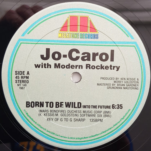Jo-Carol, Modern Rocketry – Born To Be Wild/Into The Future (LP, Vinyl Record Album)