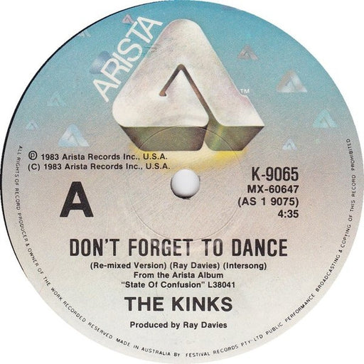 The Kinks – Don't Forget To Dance (Re-Mixed Version) (LP, Vinyl Record Album)