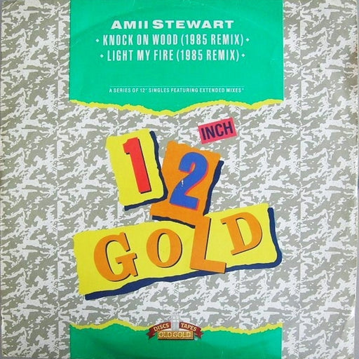 Amii Stewart – Knock On Wood (1985 Remix) / Light My Fire (1985 Remix) (LP, Vinyl Record Album)