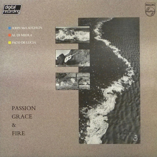 John McLaughlin, Al Di Meola, Paco De Lucía – Passion, Grace & Fire (LP, Vinyl Record Album)