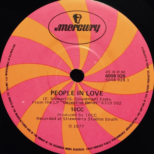 10cc – People In Love (LP, Vinyl Record Album)