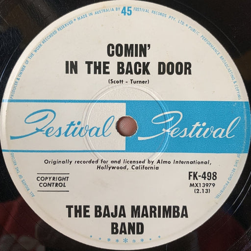 Baja Marimba Band – Comin' In The Back Door (LP, Vinyl Record Album)